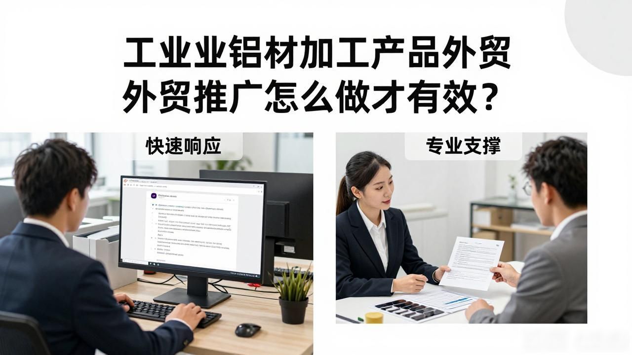 工业铝材加工产品外贸推广_外贸铝材工业加工推广产品策略_铝材推广方案