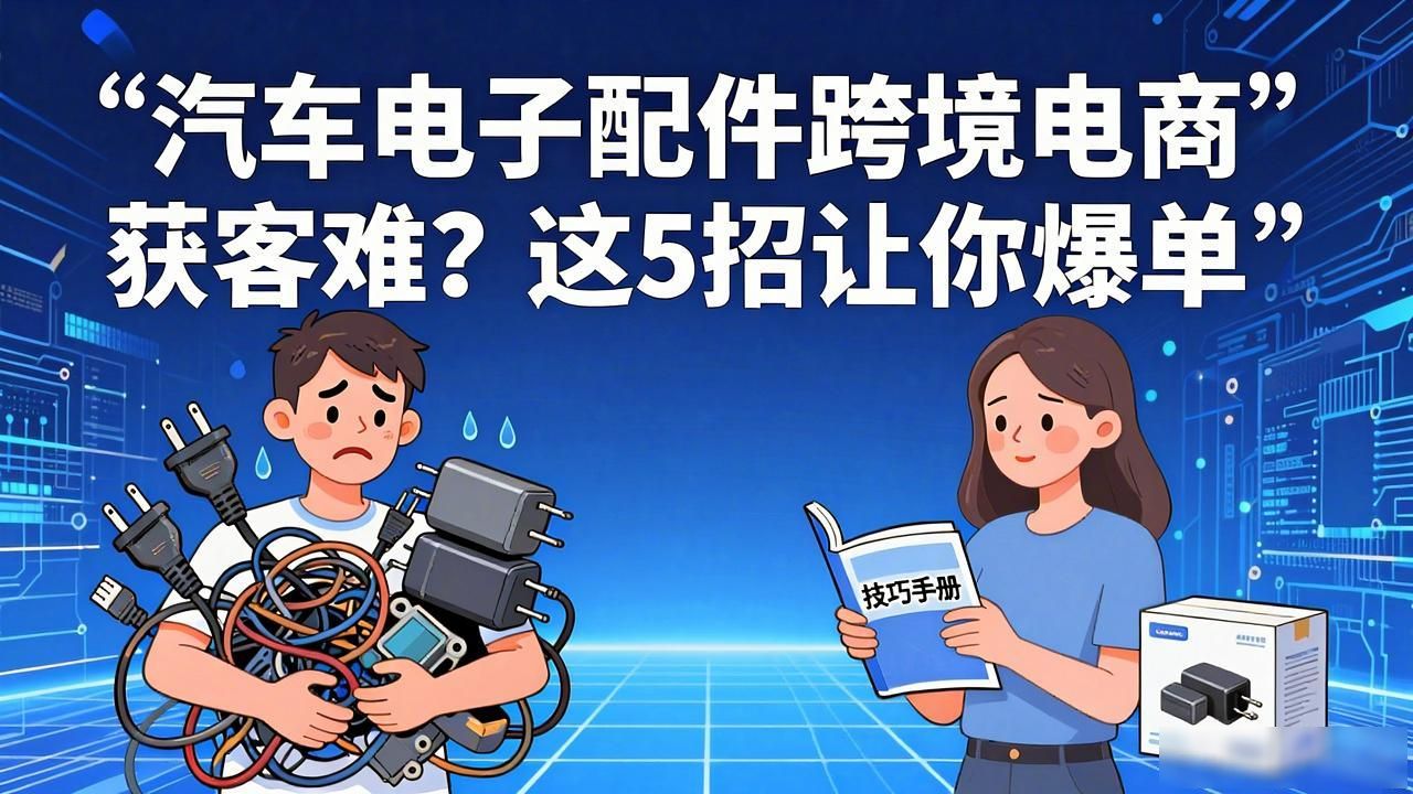 汽车零部件跨境电商_汽车电子配件跨境电商获客_跨境电商销售系统