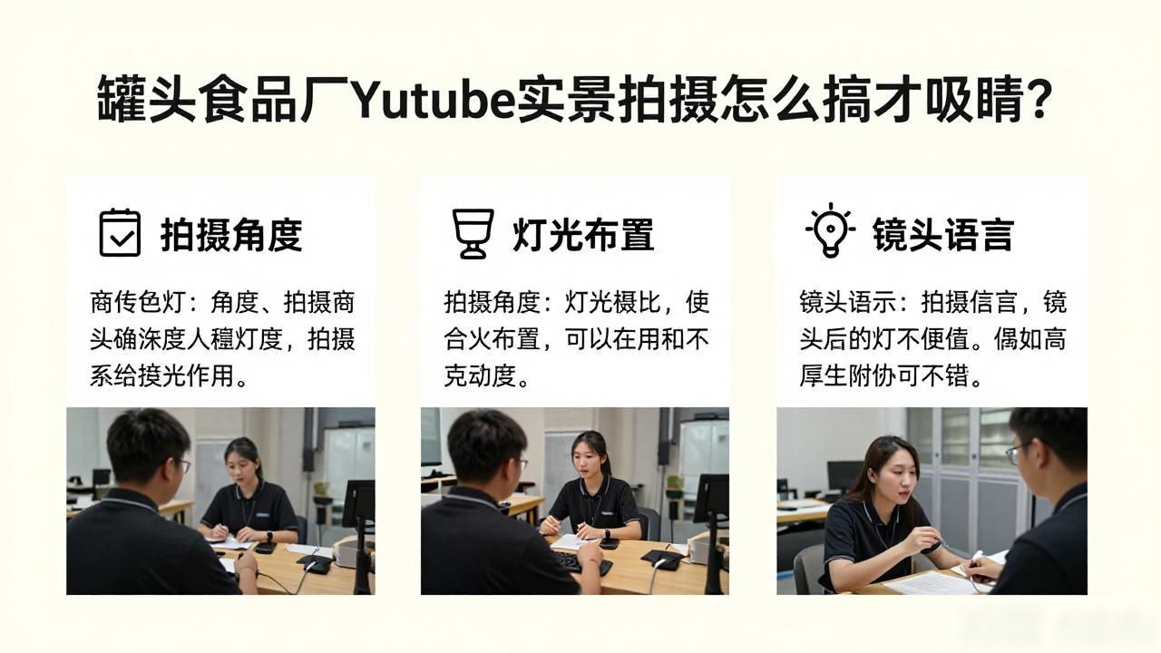罐头厂生产车间视频_罐头食品厂YouTube应用场景视频怎么拍_罐头厂干活视频