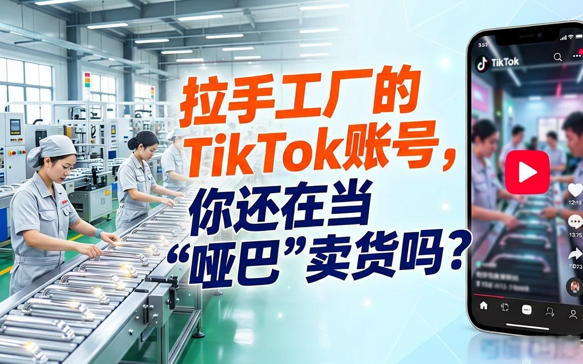 拉手工厂工厂TikTok海外账号怎么运营