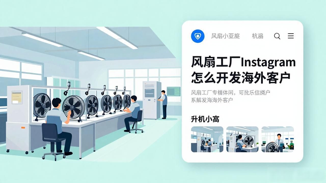 国外品牌风扇几千_海外直订fan风扇_风扇工厂Instagram怎么开发海外客户