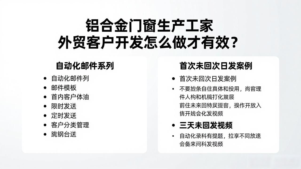 铝合金门窗材料生产厂家_铝合金门窗生产厂家外贸客户开发_铝合金门窗加工厂家