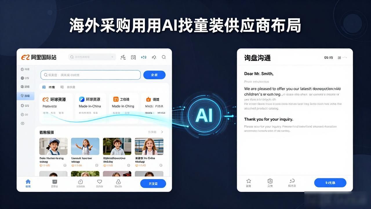 童装供应链货源网_外贸童装进货价格_海外采购商用AI找童装供应商怎么布局