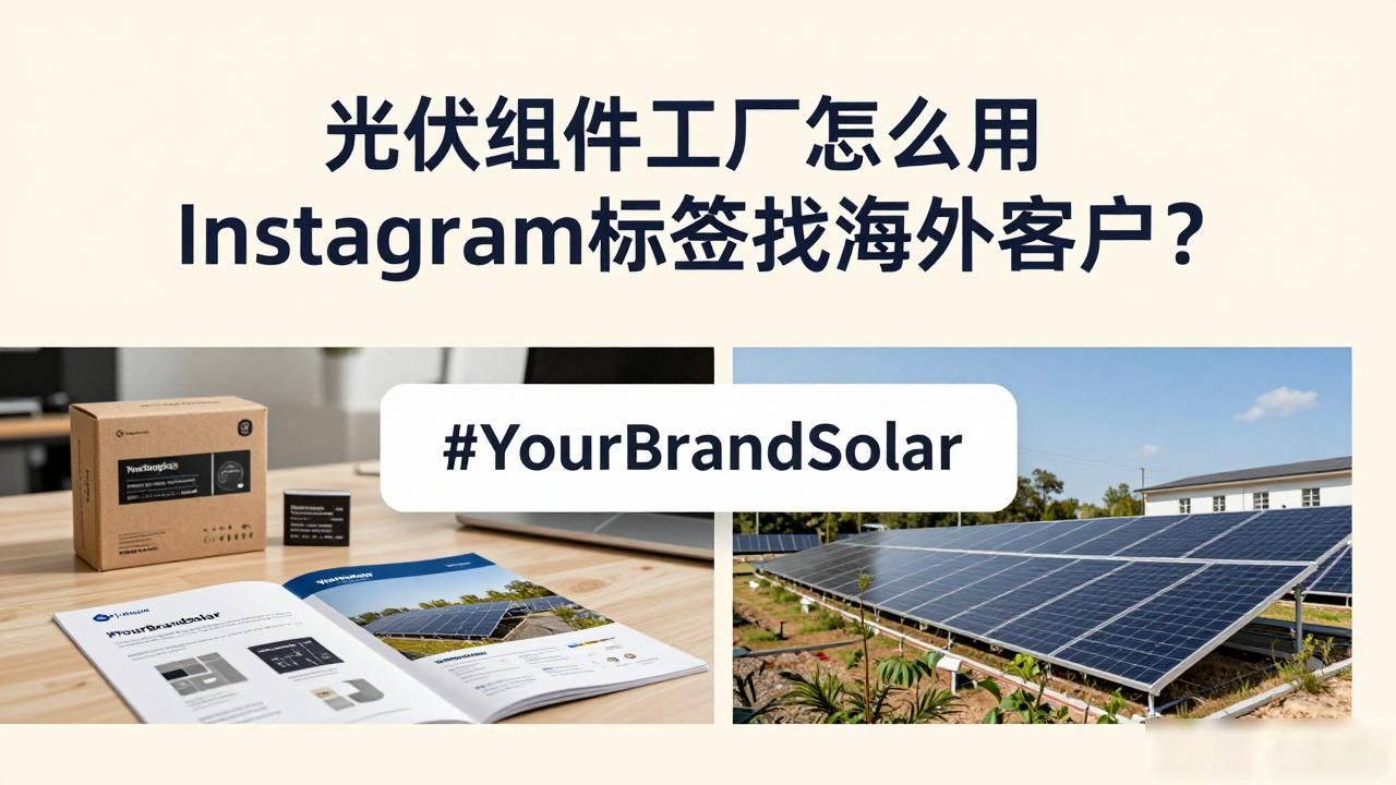 光伏组件回收老外_海外光伏装机_光伏组件工厂Instagram hashtag找海外买家