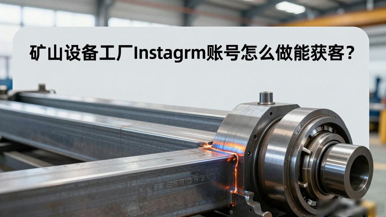 矿山设备工厂Instagram产品展示账号运营_矿山设备交易平台_矿山的运营模式