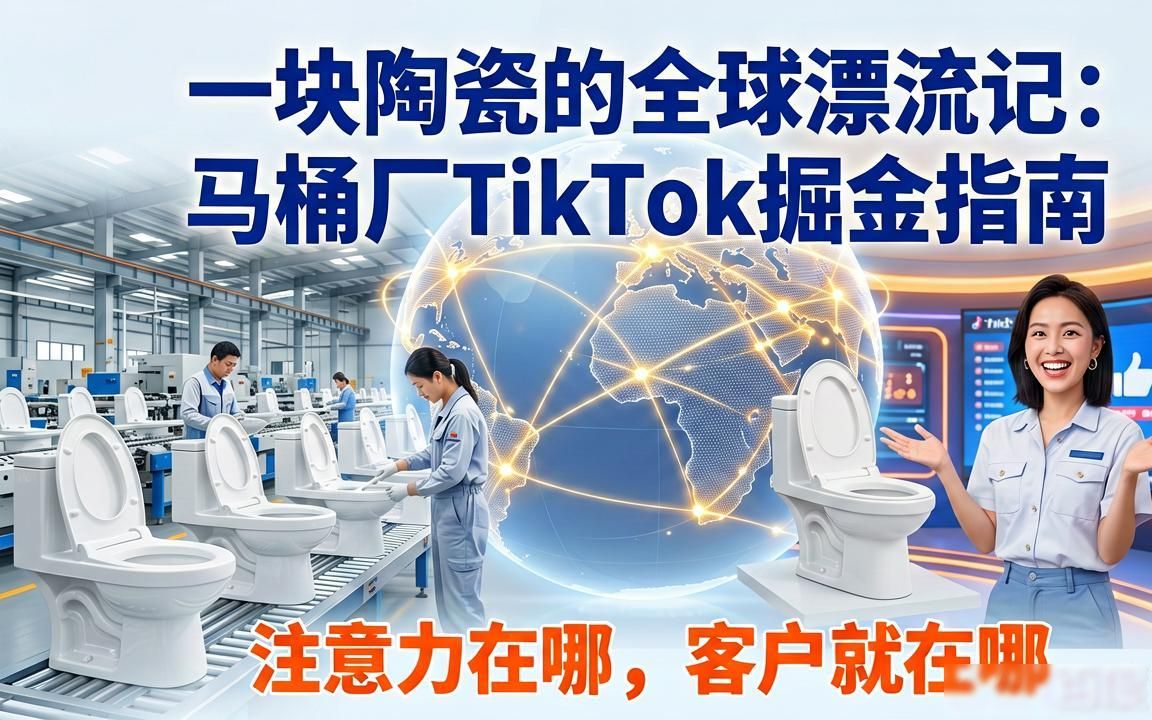 马桶工厂TikTok怎么开发海外客户