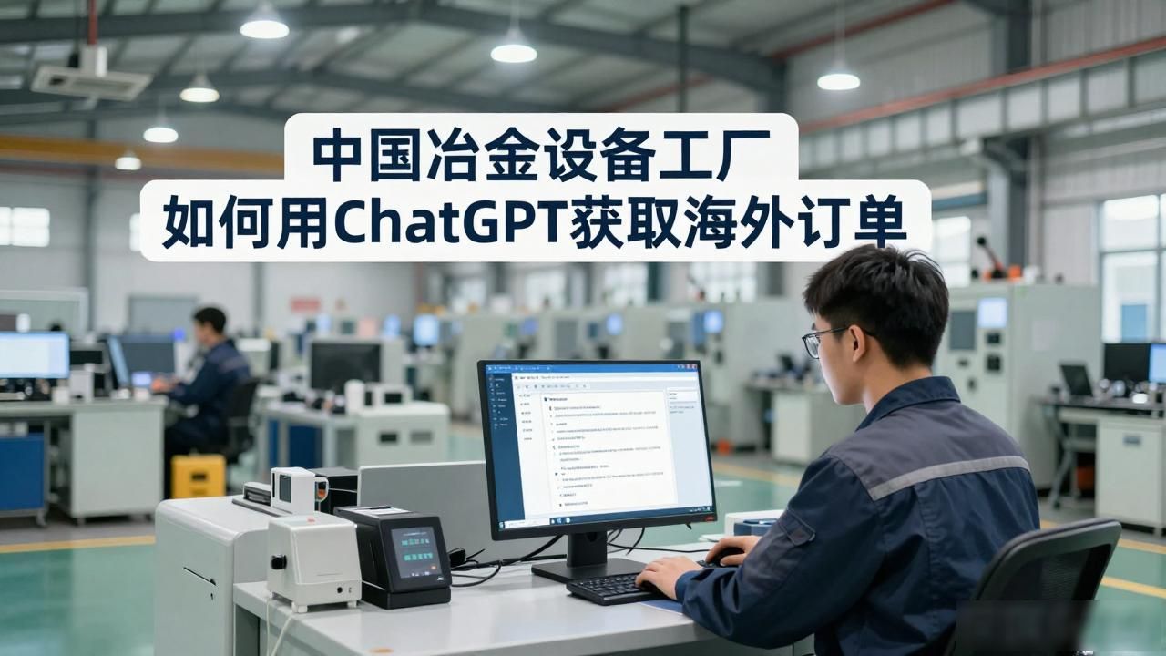 全球冶金设备企业排名_冶金设备工厂如何被ChatGPT推荐给海外客户_制造业工厂海外找客户不用愁了