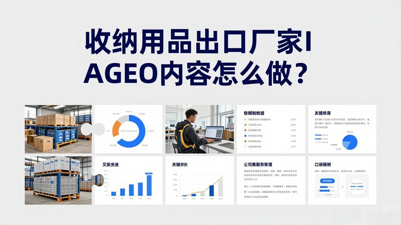 收纳用品市场分析报告_做收纳箱的厂家有哪些_收纳用品出口厂家AI GEO内容怎么做