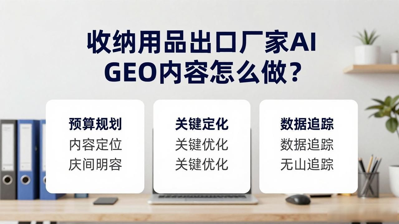 收纳用品市场分析报告_做收纳箱的厂家有哪些_收纳用品出口厂家AI GEO内容怎么做