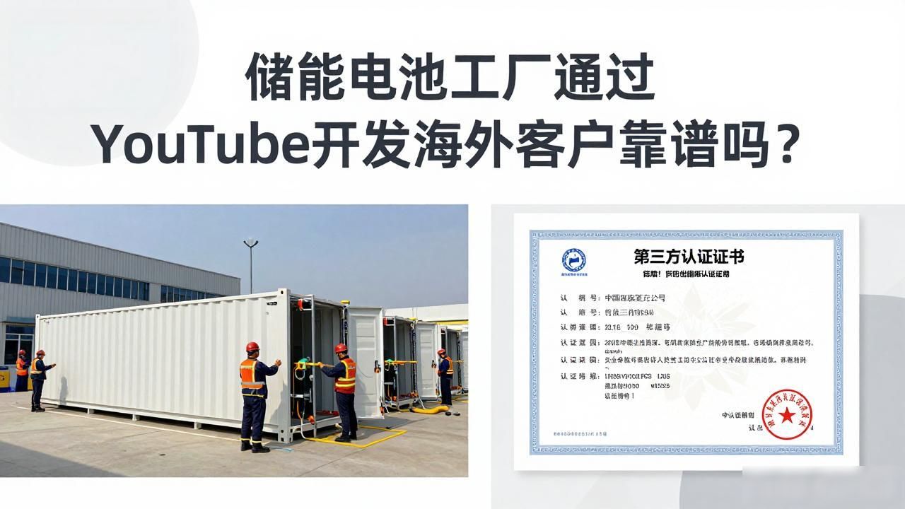 海外储能市场分析_国外储能电池_储能电池工厂YouTube怎么开发海外客户