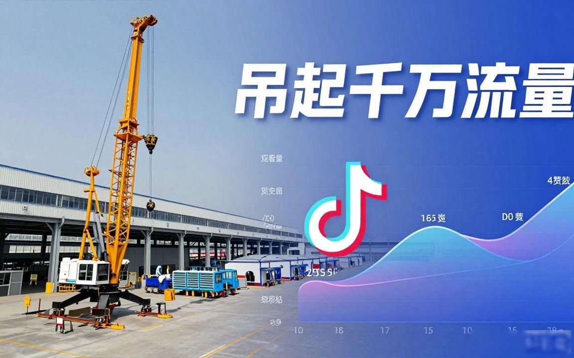 起重设备工厂TikTok工厂展示视频选题