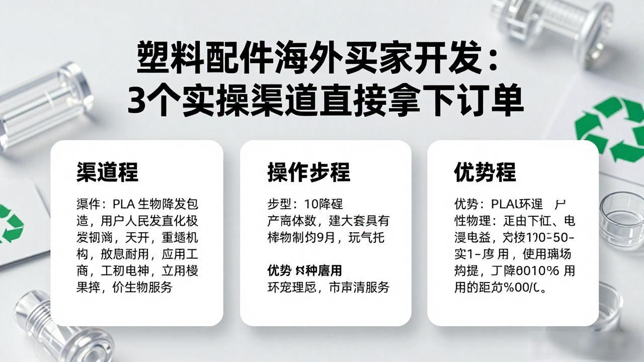塑料件出口美国需要什么认证_塑料配件海外买家开发_塑料外贸平台