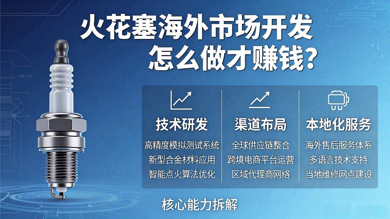 海外火花塞开发市场现状_海外火花塞开发市场前景_火花塞海外市场开发