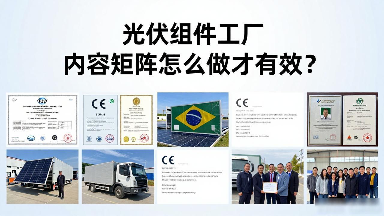 光伏组件阵列排布设计_矩阵式光伏_光伏组件工厂Instagram图文内容矩阵