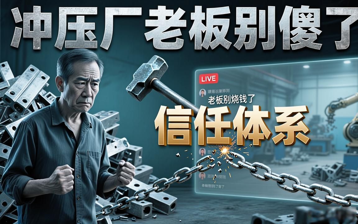冲压件工厂TikTok直播适合做外贸吗