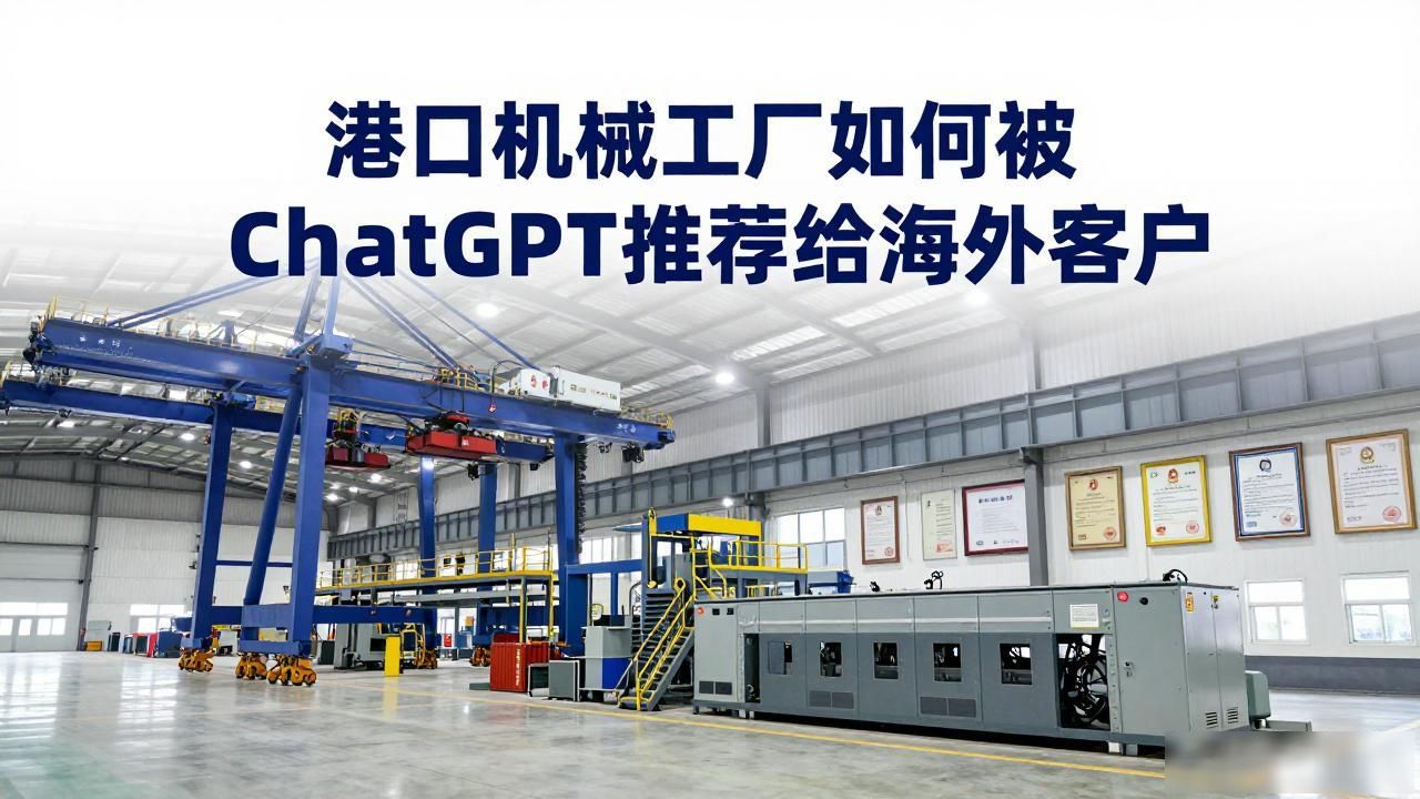 港口设备制造商_港口机械工厂如何被ChatGPT推荐给海外客户_国外海运港口
