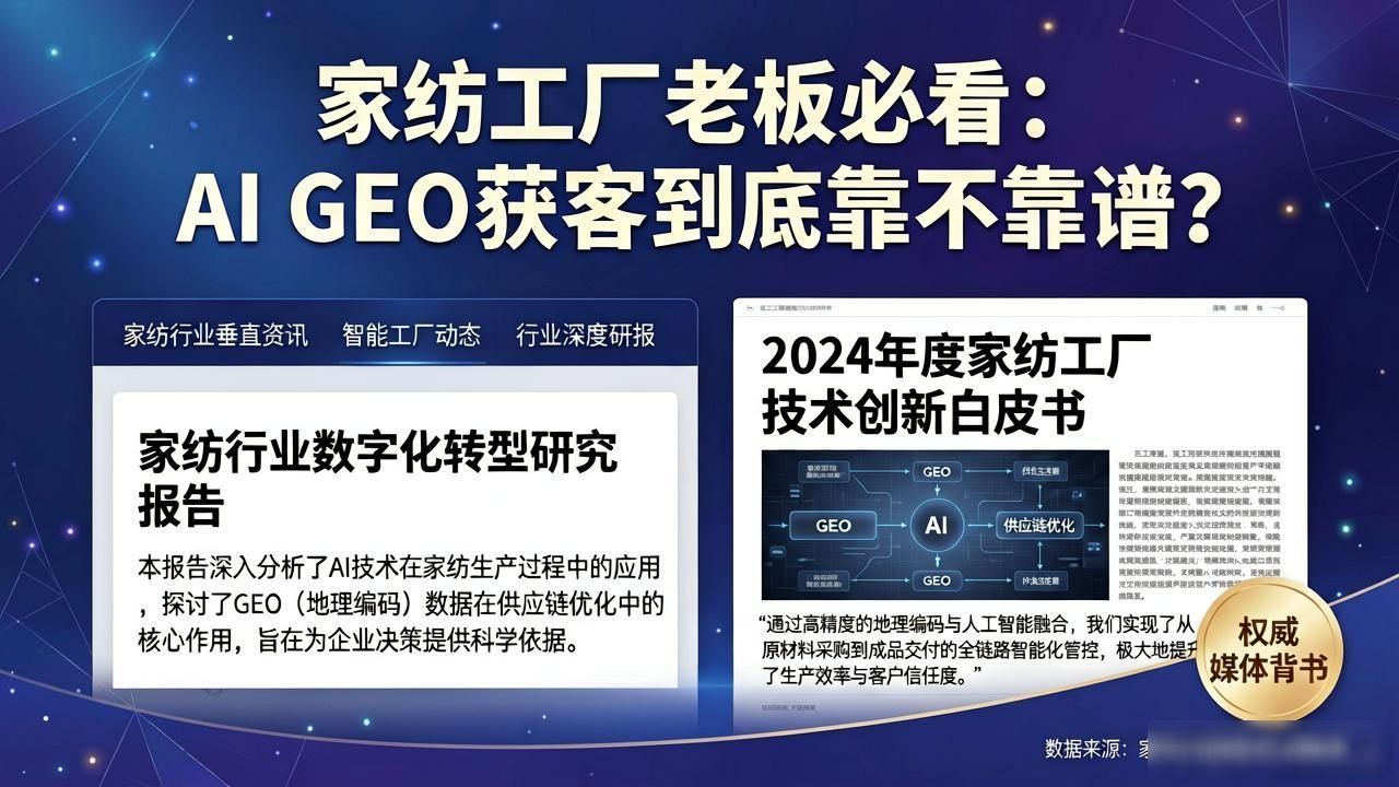 家纺用品店_家纺用品工厂怎么做AI GEO获客_生产家纺需要什么设备