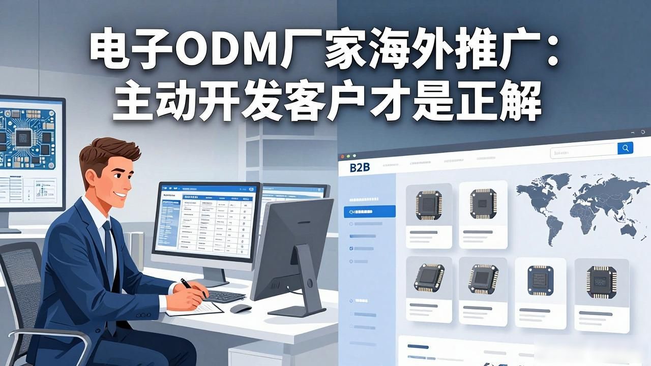 b2b工厂海外推广_海外品牌推广_电子ODM厂家海外推广方案