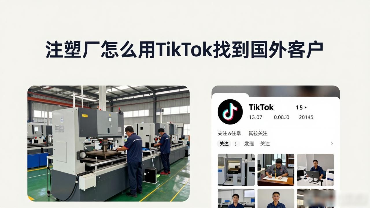 注塑工厂TikTok怎么开发海外客户_海外注塑招聘_国外注塑机