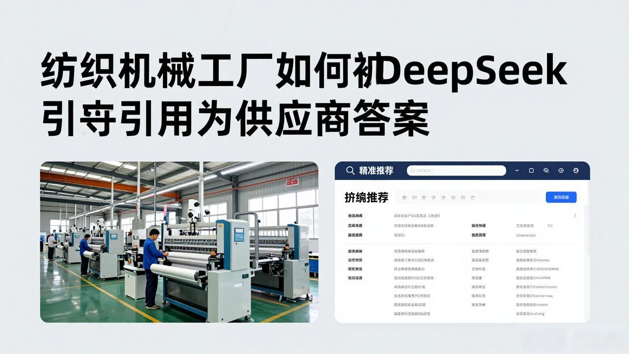 纺织机械工厂如何被DeepSeek引用为供应商答案_纺织机械工厂如何被DeepSeek引用为供应商答案_纺织机械工厂如何被DeepSeek引用为供应商答案