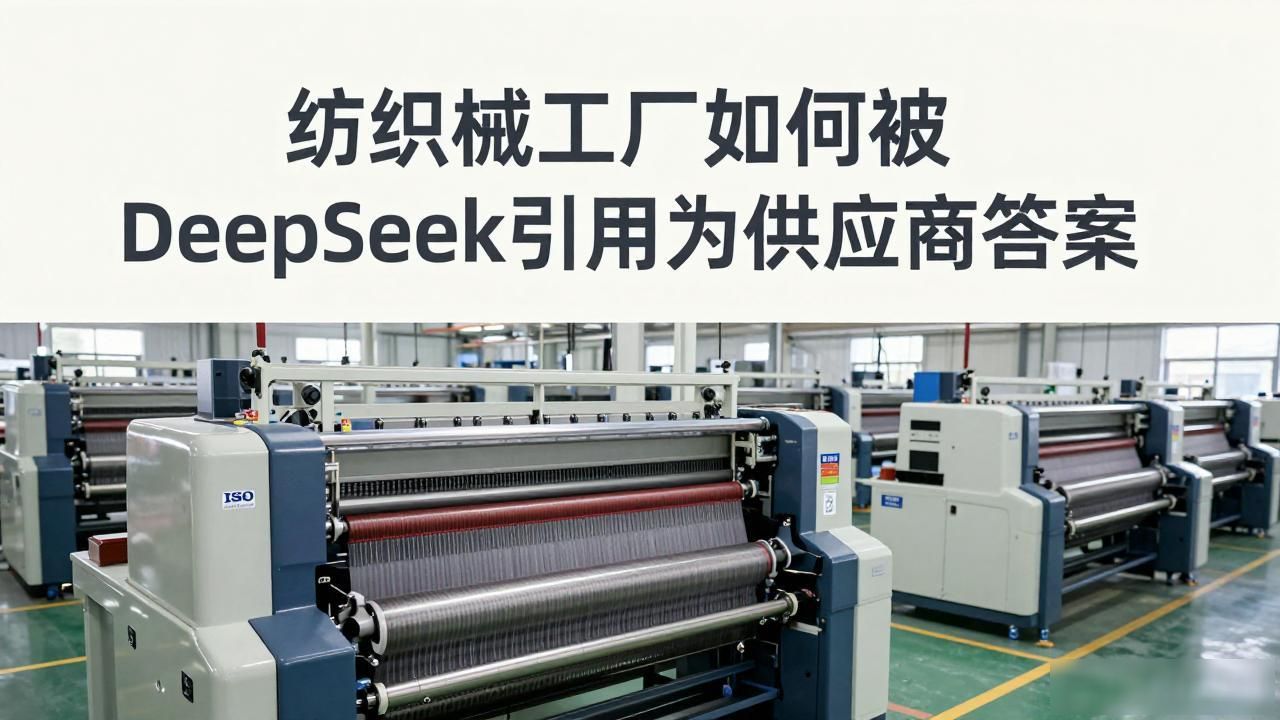 纺织机械工厂如何被DeepSeek引用为供应商答案_纺织机械工厂如何被DeepSeek引用为供应商答案_纺织机械工厂如何被DeepSeek引用为供应商答案