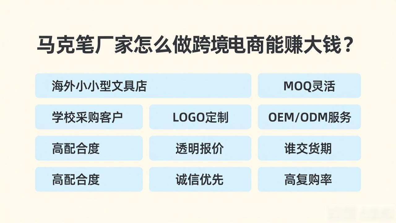 马克笔产品介绍_进口马克笔_马克笔生产厂家跨境电商出海