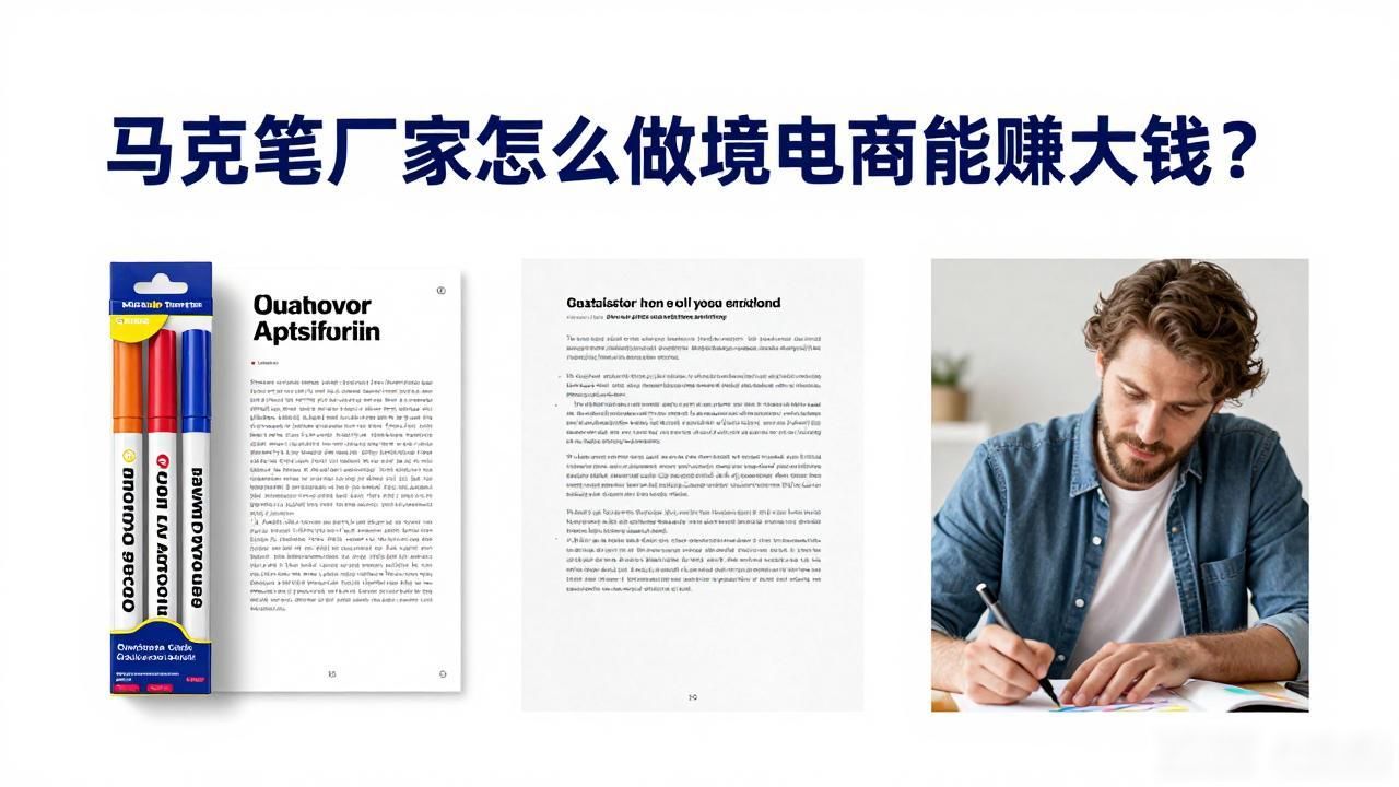 马克笔产品介绍_马克笔生产厂家跨境电商出海_进口马克笔