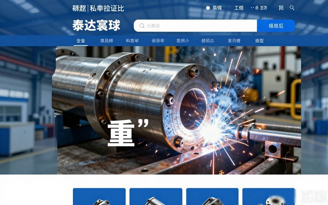 重型焊接件外贸网站建设