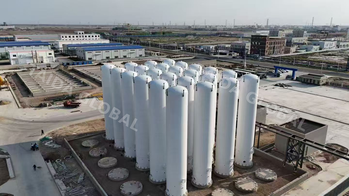 Six Vertical Cryogenic Storage Tanks Delivered to Indonesia Six Vertical Cryogenic Storage Tanks Delivered to Indonesia