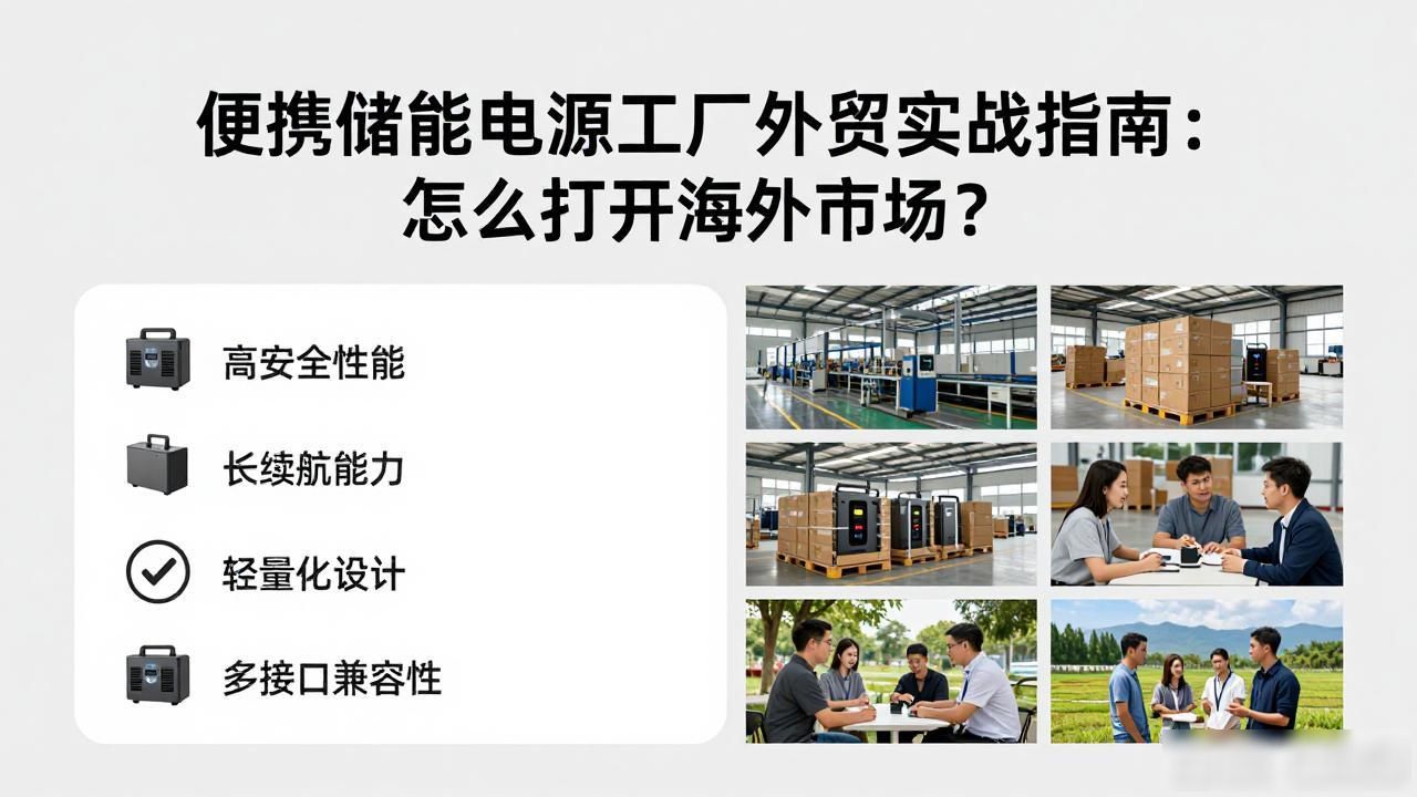 外贸便携电源储能工厂做什么的_便携式储能电源市场前景_便携储能电源工厂怎么做外贸