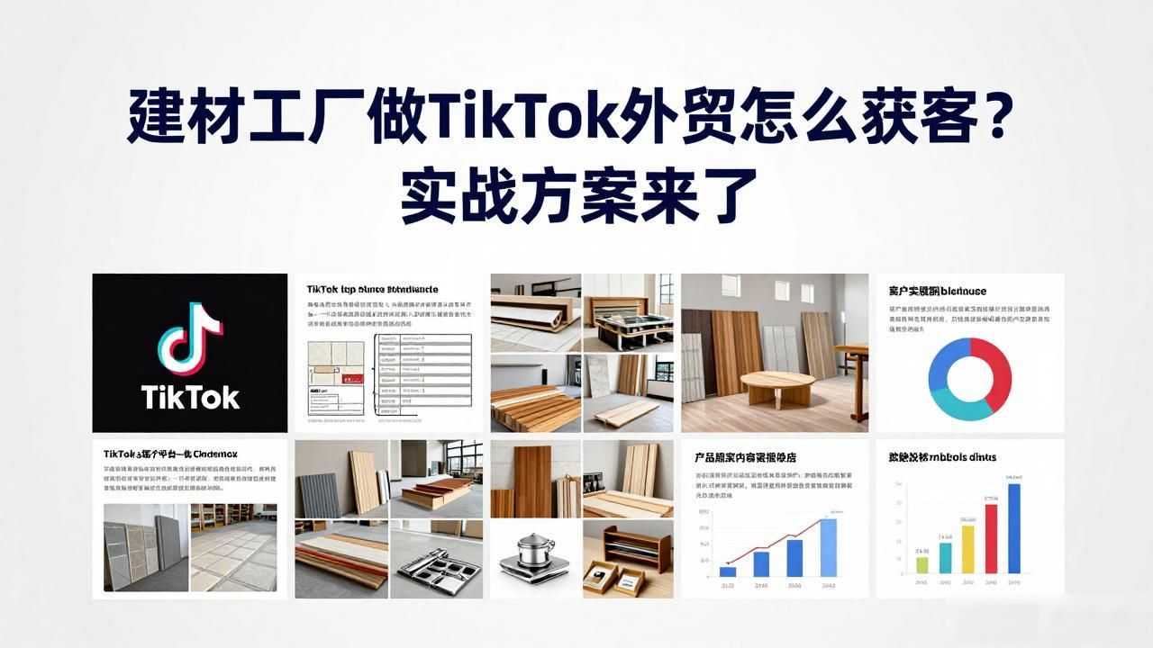 做建材外贸的利润一般多少_外贸建材现在挣钱吗_建材行业工厂做TikTok外贸获客方案
