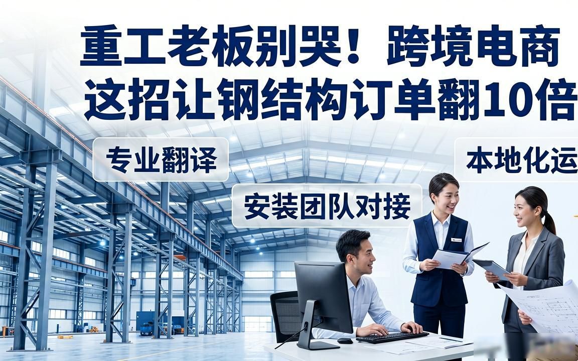 钢结构重工跨境电商获客