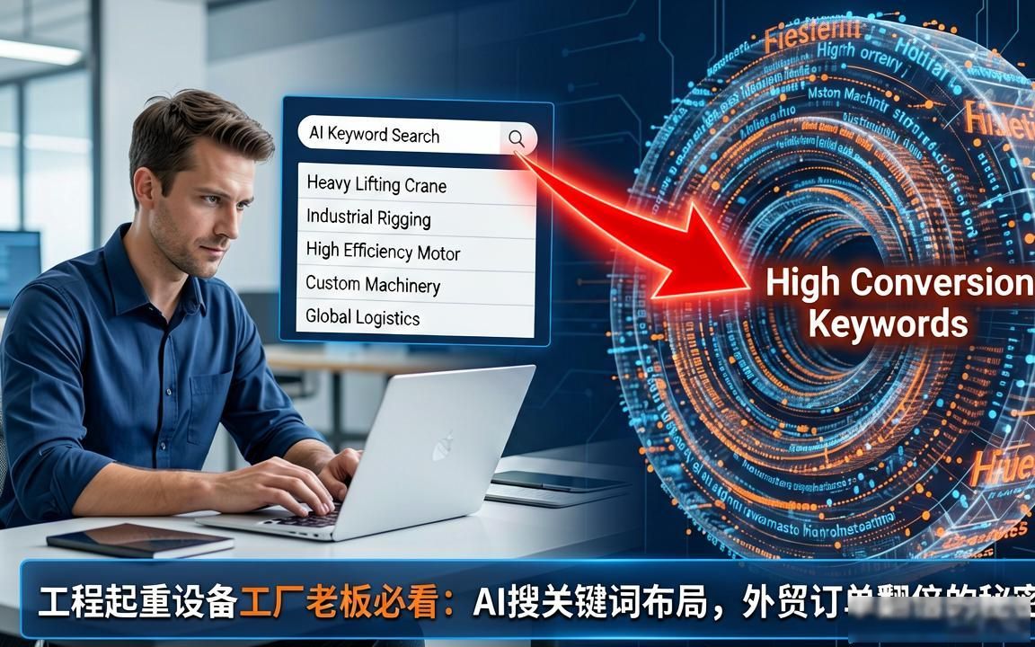 工程起重设备外贸工厂AI搜索关键词布局