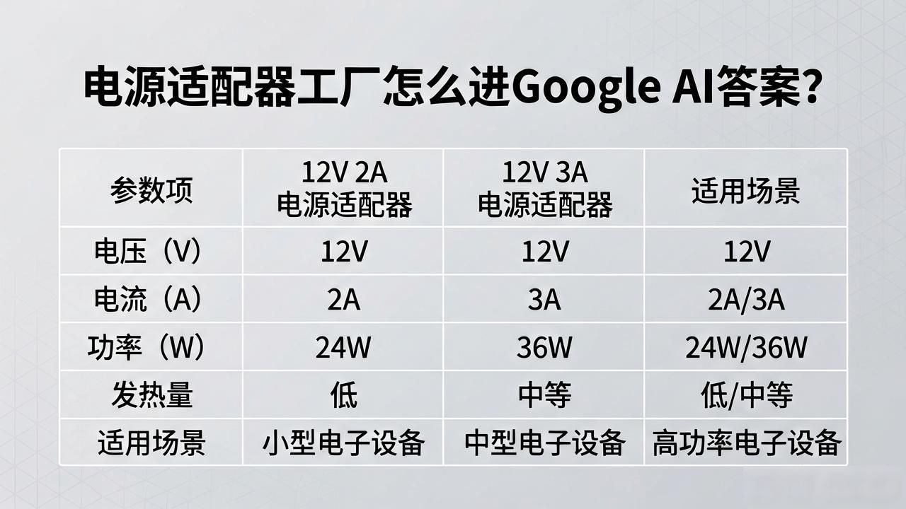 电源适配器工厂如何进入Google AI Overview答案_电源适配器工厂如何进入Google AI Overview答案_电源适配器工厂如何进入Google AI Overview答案