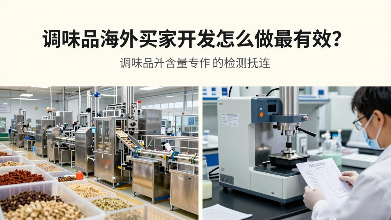 调味品海外买家开发_调味品出口订单哪里找_调味品出口需要什么手续