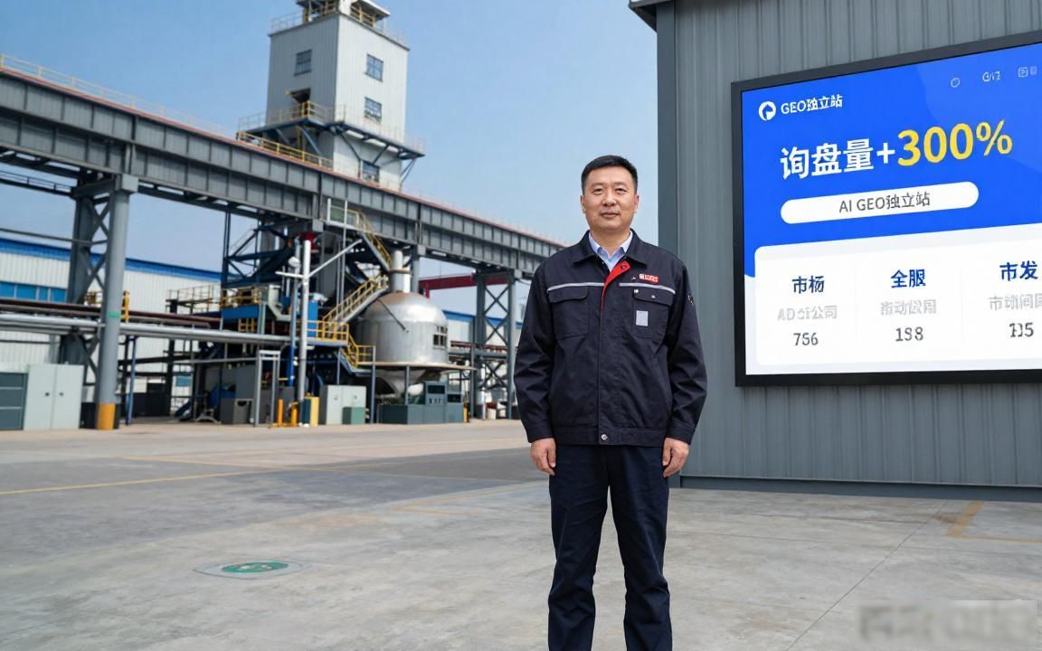 冶金设备工厂AI GEO独立站内容方案