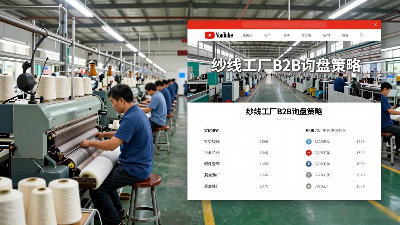 纱线工厂YouTube频道怎么做B2B询盘_纱线工厂YouTube频道怎么做B2B询盘_纱线工厂YouTube频道怎么做B2B询盘