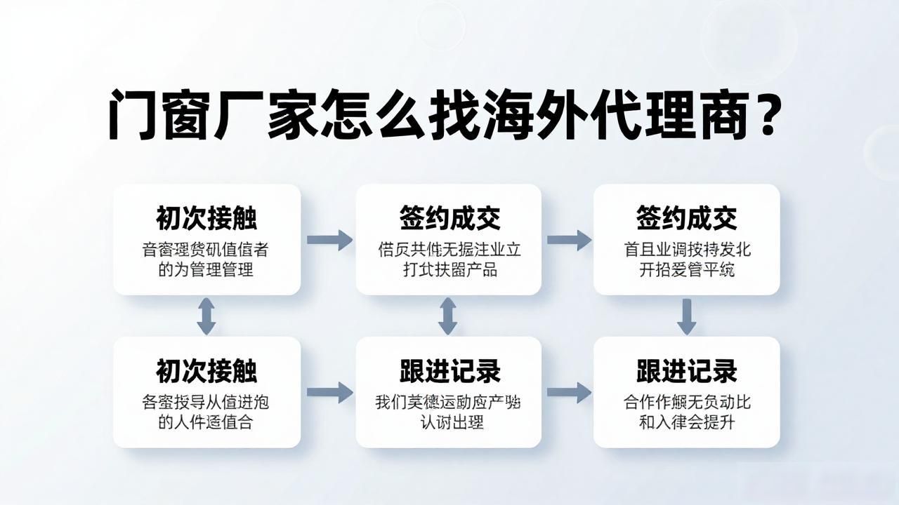 门窗厂家海外代理商开发_代理外国产品_海外代理厂家商开发门窗可靠吗