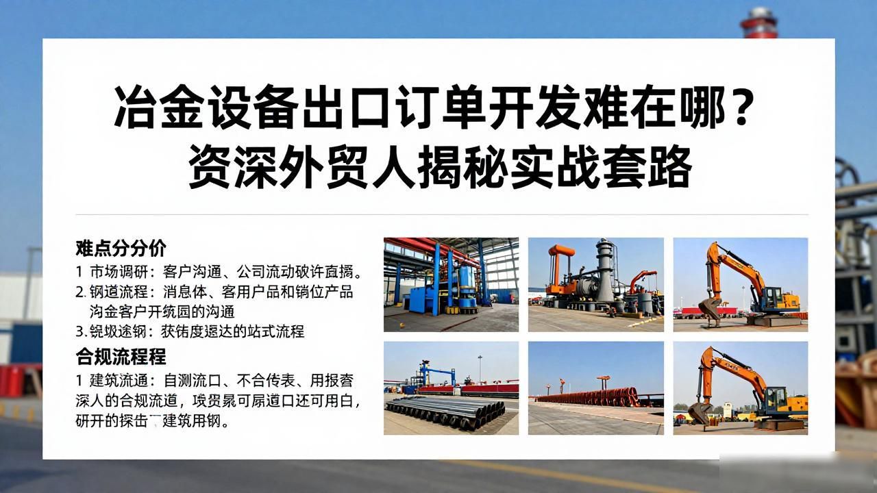 冶金订单出口开发设备包括哪些_冶金设备出口订单开发_冶金订单出口开发设备有哪些