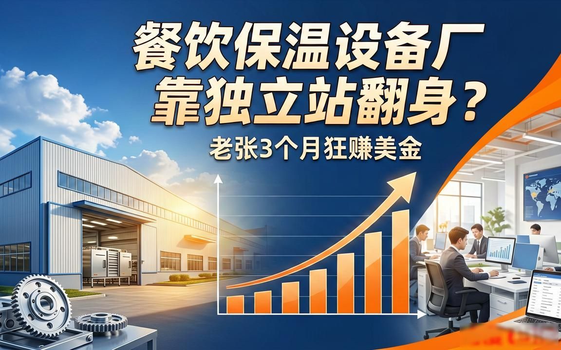 餐饮保温设备工厂外贸独立站获客