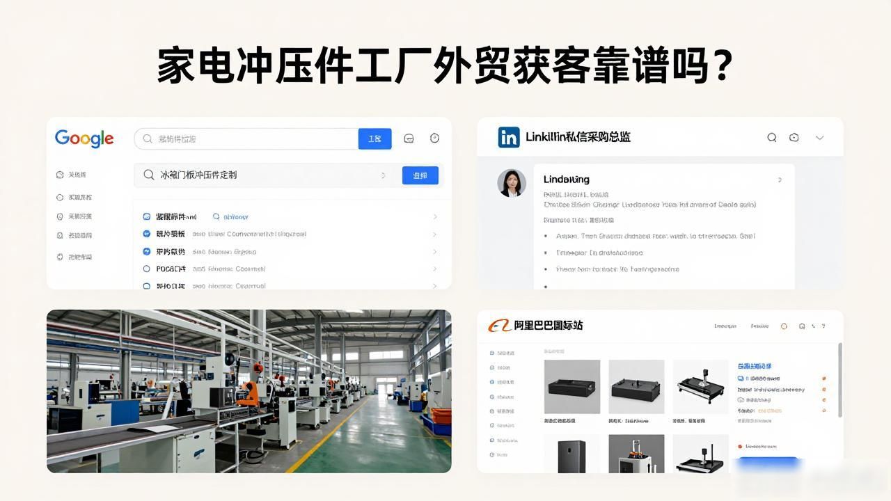家电冲压件工厂外贸获客_电器厂冲压工视频_电器厂冲压工是干什么活