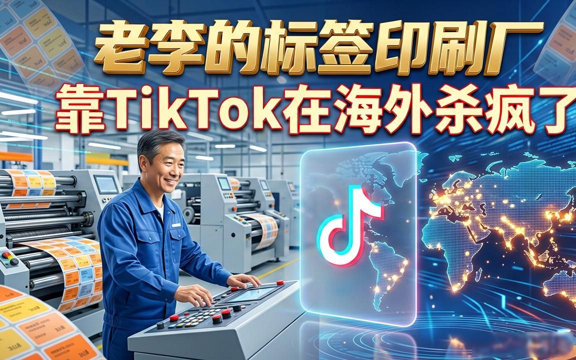 标签印刷厂工厂TikTok海外账号怎么运营