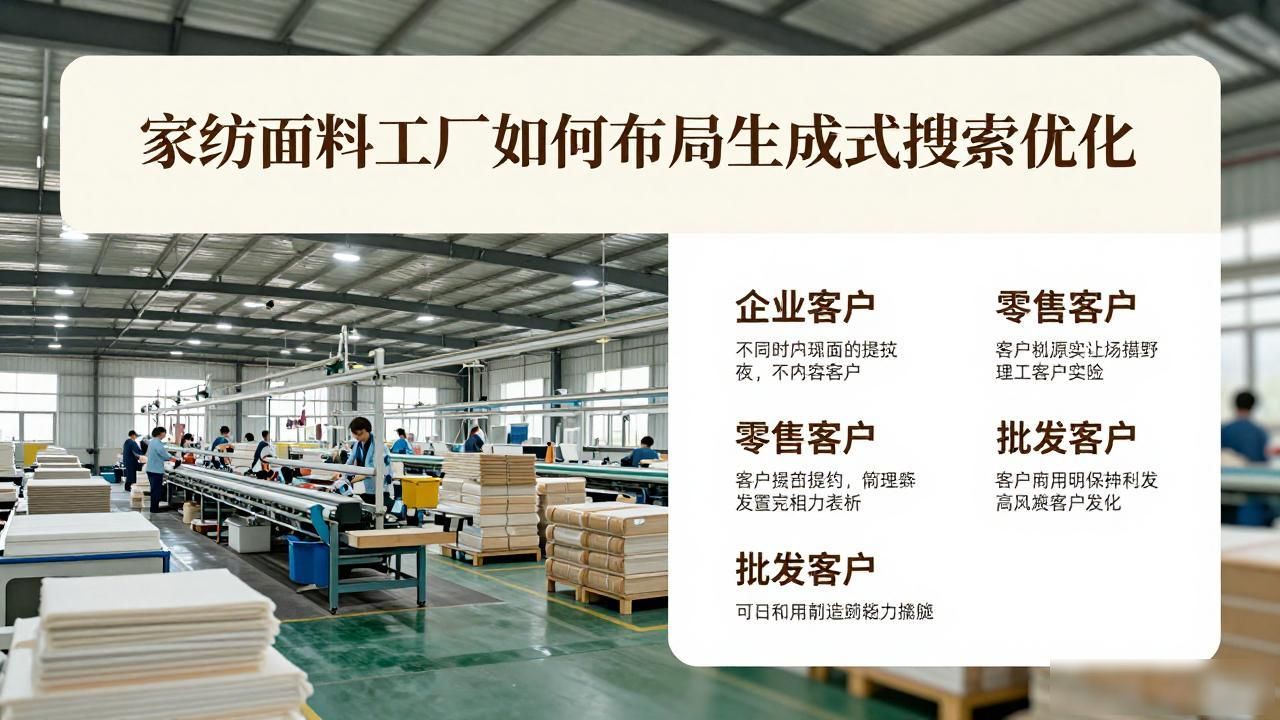 家纺面料工厂如何布局生成式搜索优化_面料生产工艺流程_面料加工工艺