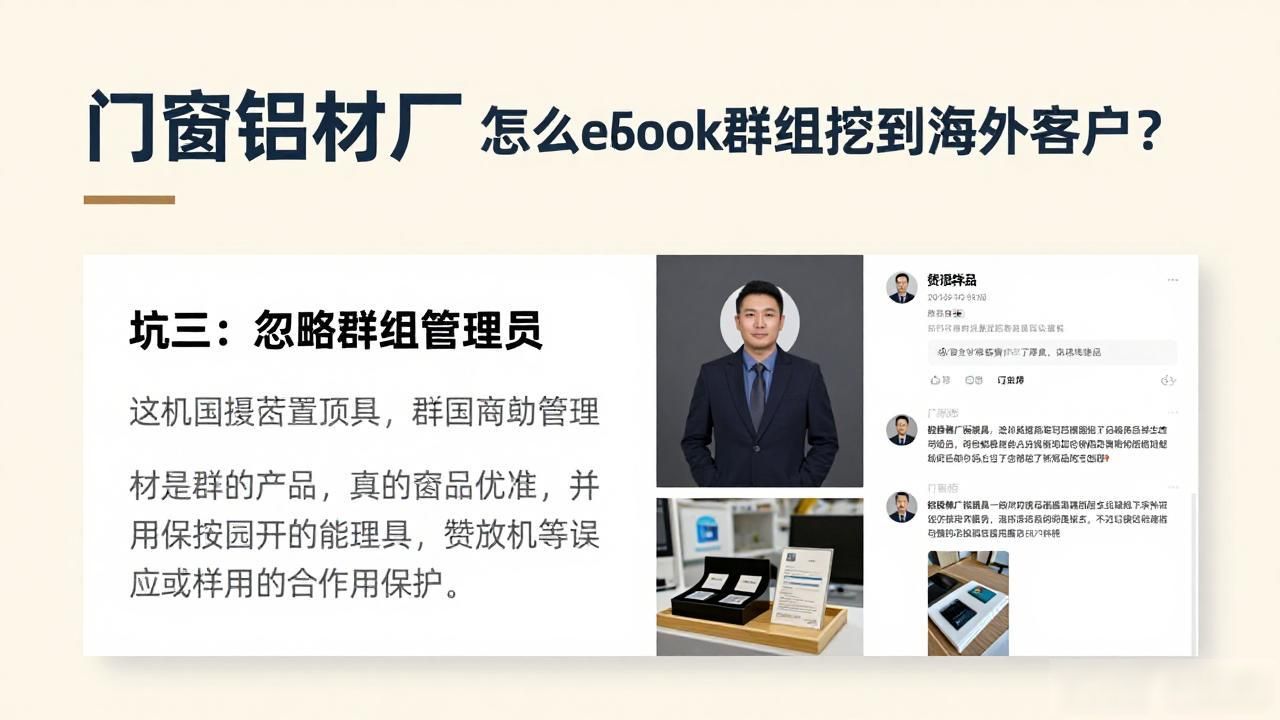 门窗铝材厂Facebook群组找海外采购商_铝材采购模式_大量求购铝型材