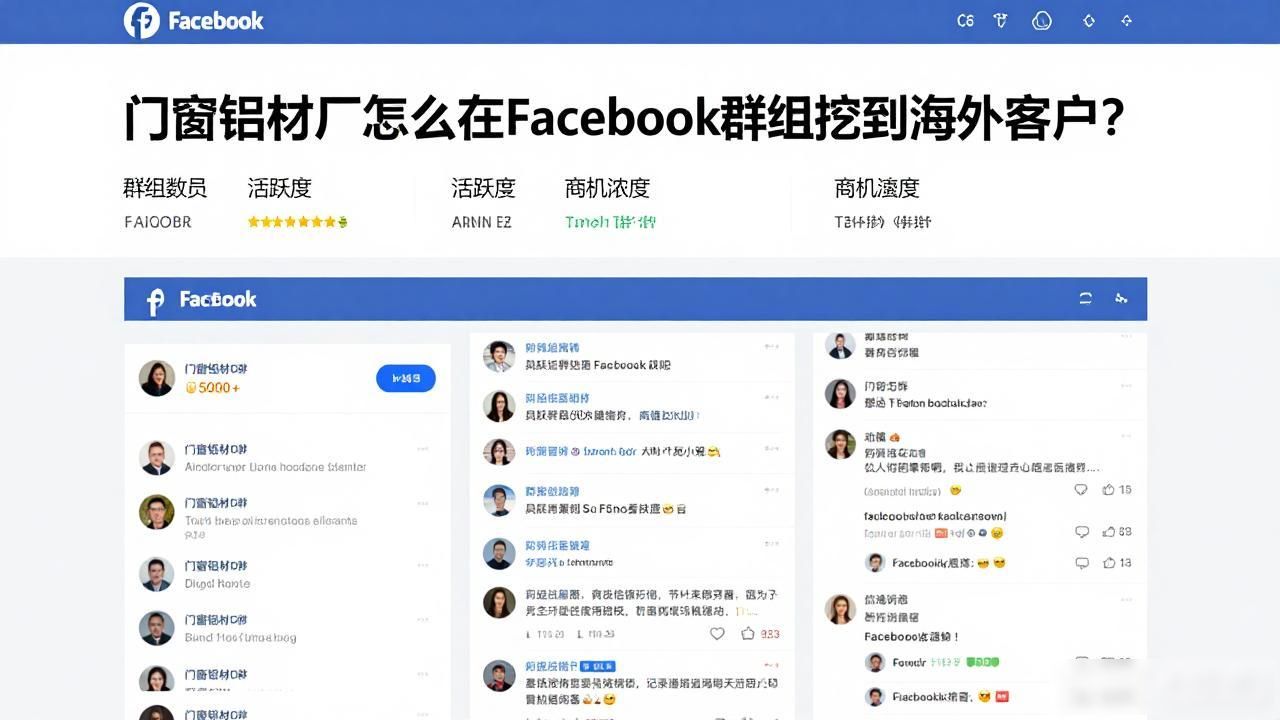 门窗铝材厂Facebook群组找海外采购商_大量求购铝型材_铝材采购模式