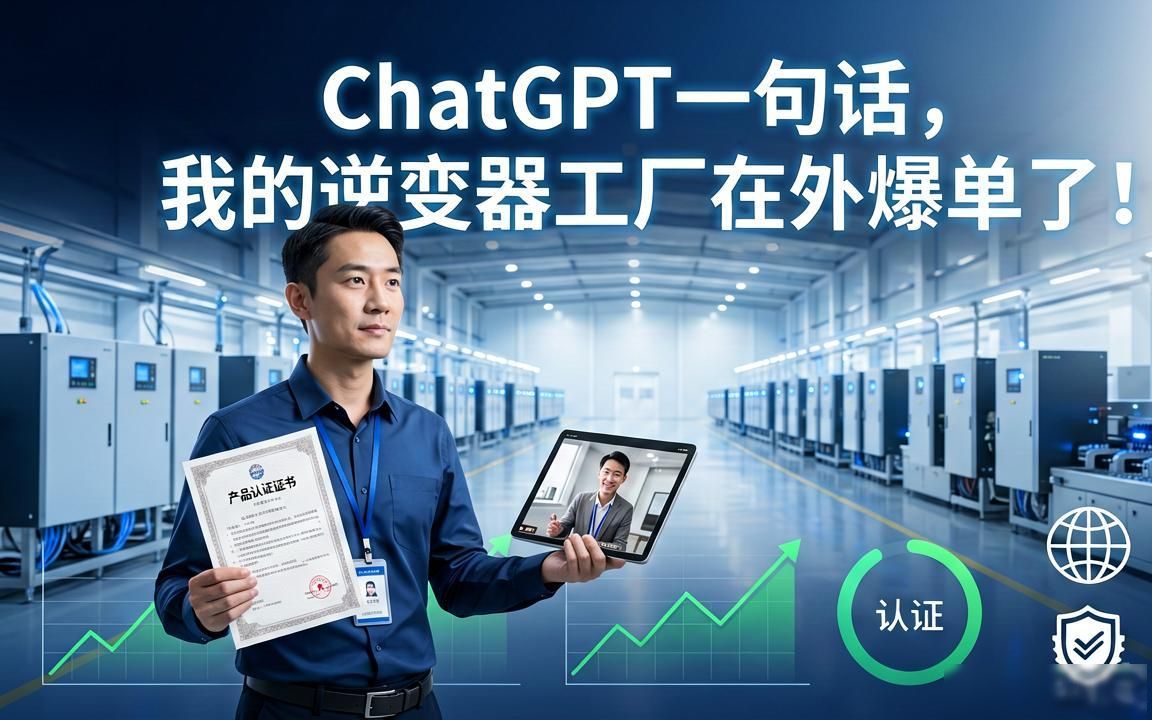 逆变器工厂如何被ChatGPT推荐给海外客户