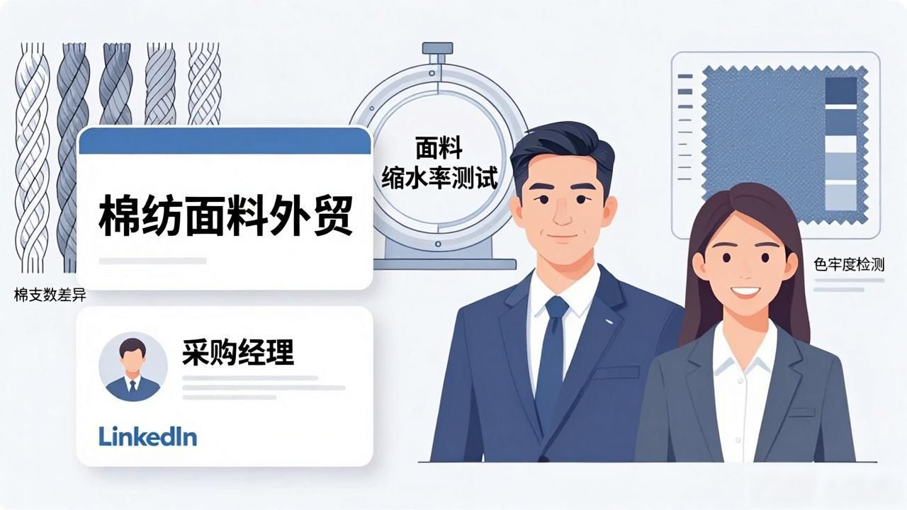 面料行业外贸人现状分析_棉纺面料外贸获客方案_面料外贸经验