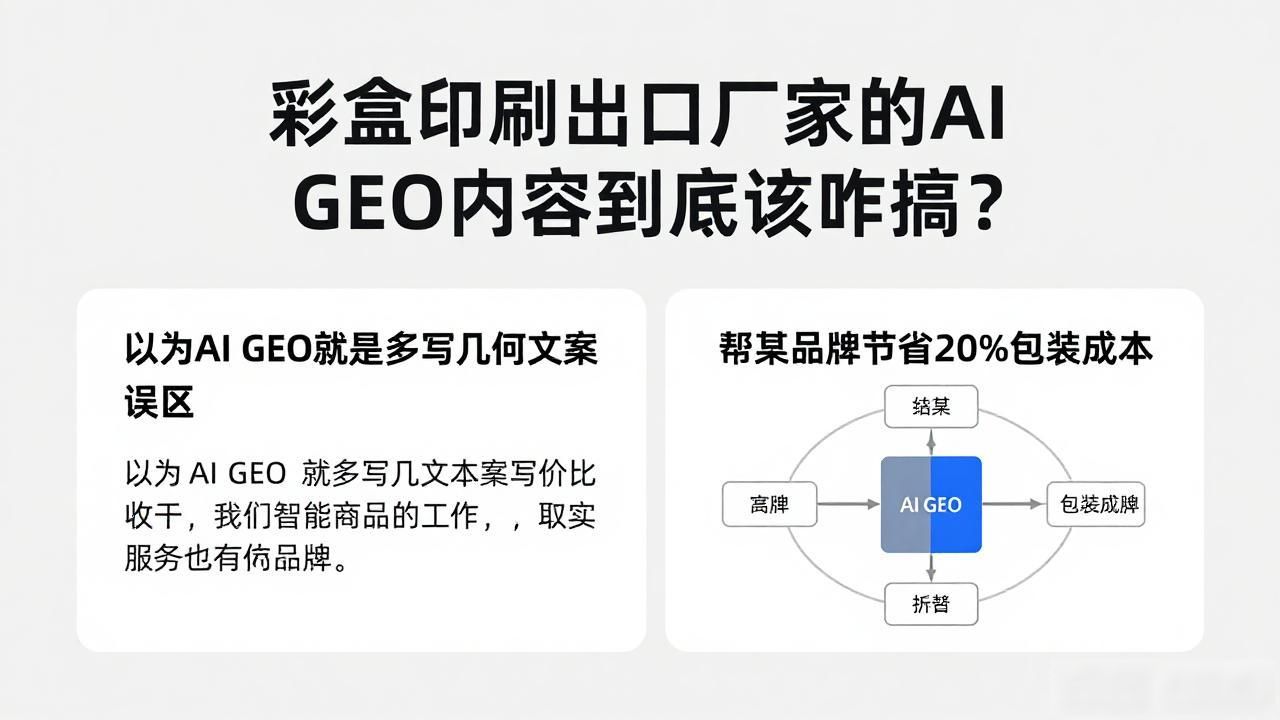印刷厂彩盒怎么报价_彩盒印刷出口厂家AI GEO内容怎么做_出口外包装印刷要求