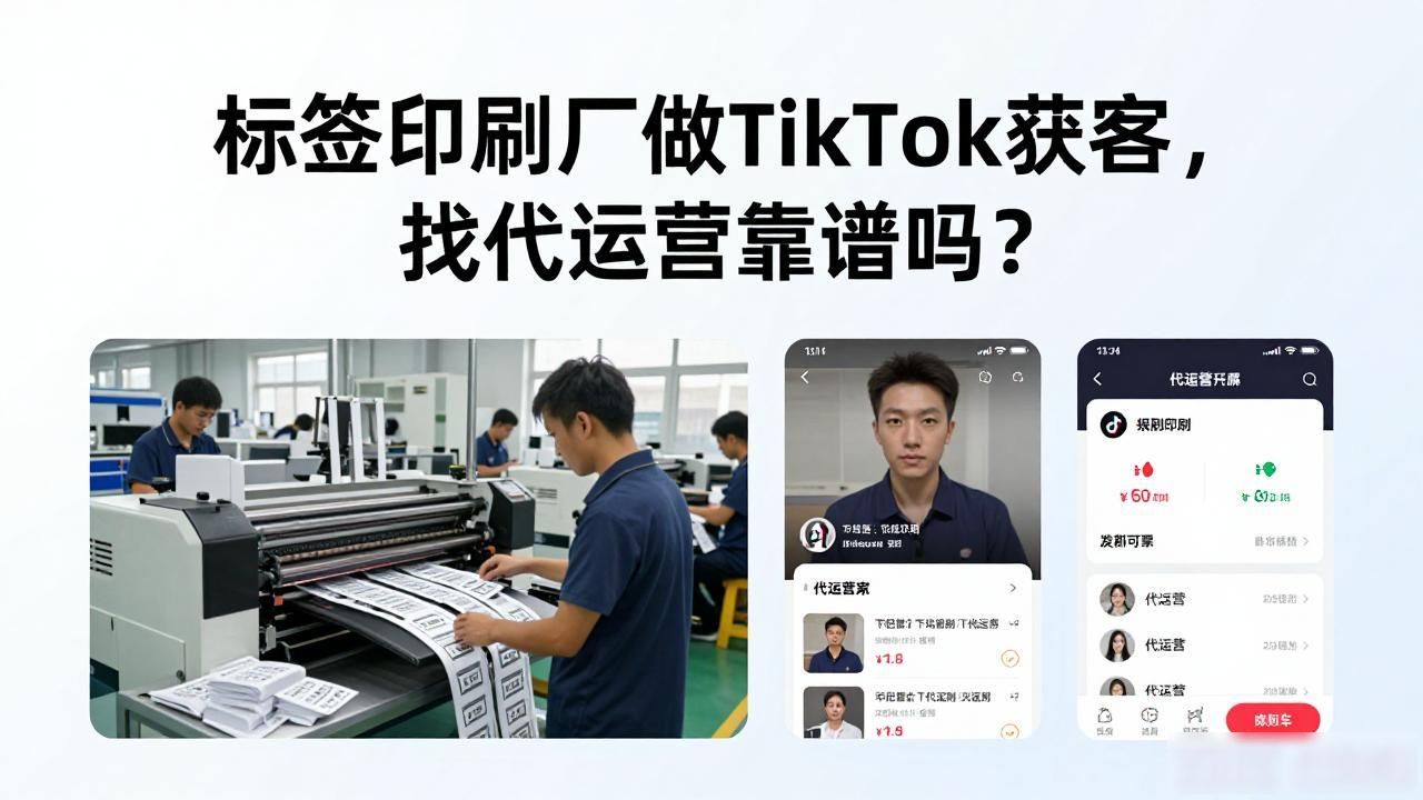 印刷小视频_标签印刷厂TikTok海外短视频获客代运营_印刷标签赚钱吗