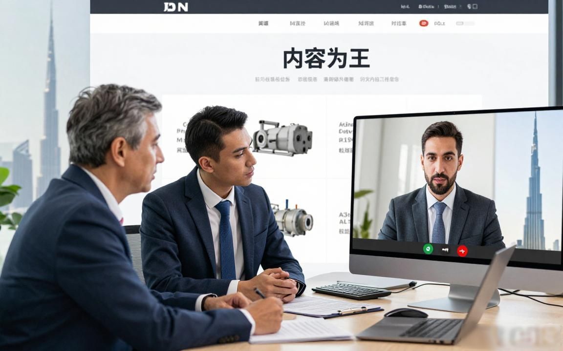 冶金设备外贸网站建设